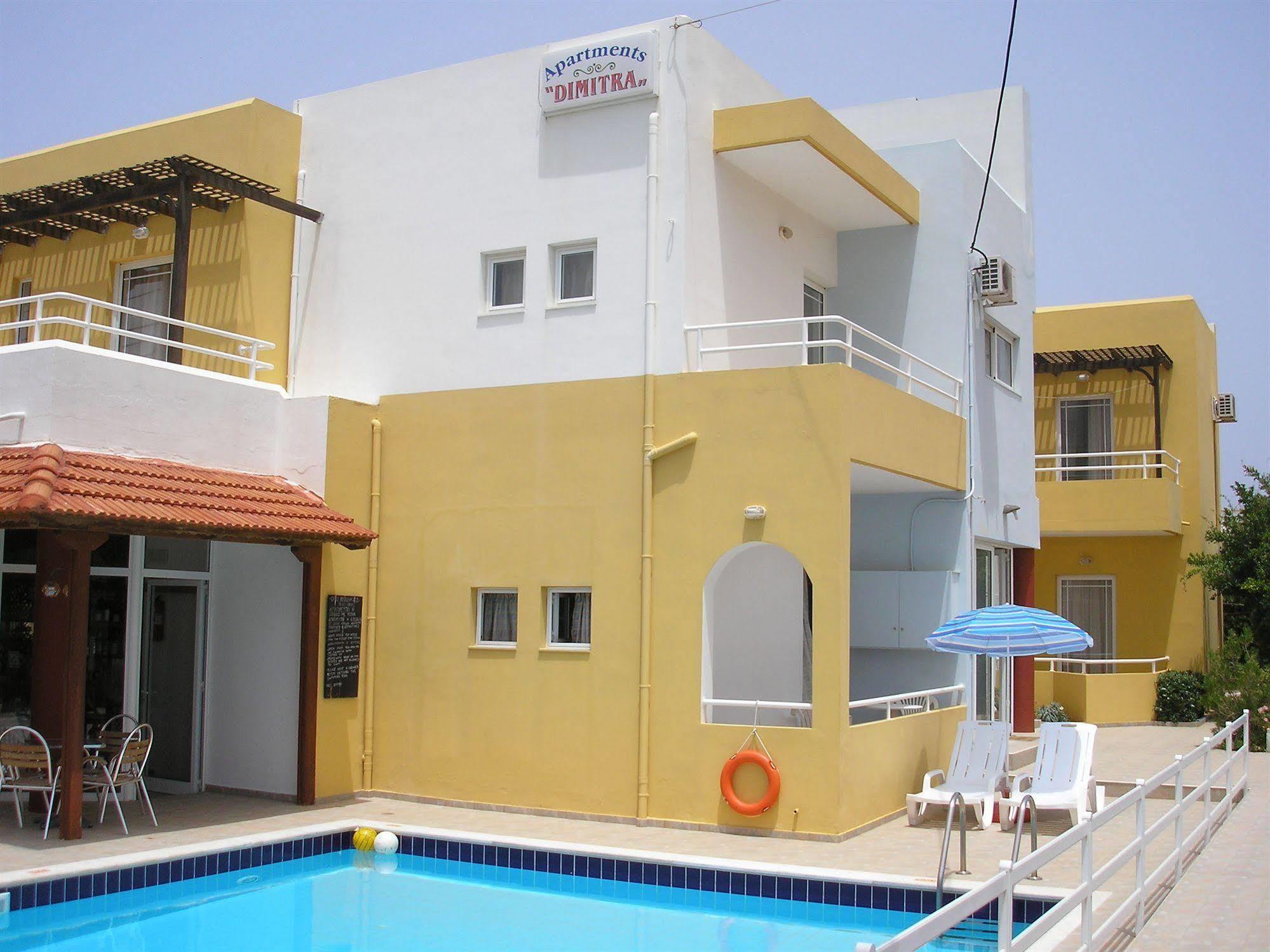Dimitra Apartments Goúves Eksteriør bilde